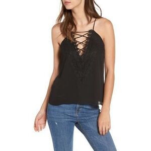 WAYF Poise Lace up Tank Top